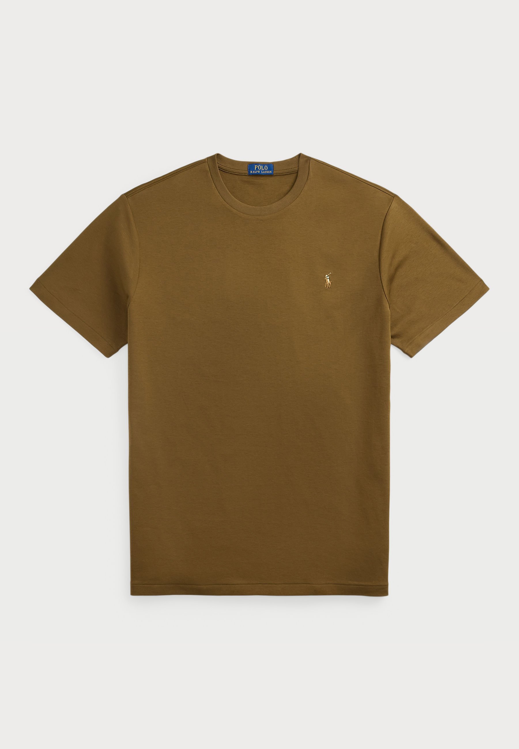 Polo Ralph Lauren Big & Tall T-shirt girocollo in morbido cotone - T-shirt basic - marrone naturale
