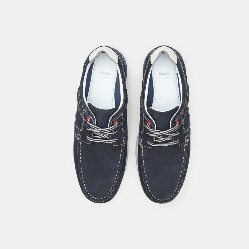 BATA Męskie buty sznurowane z nubuku