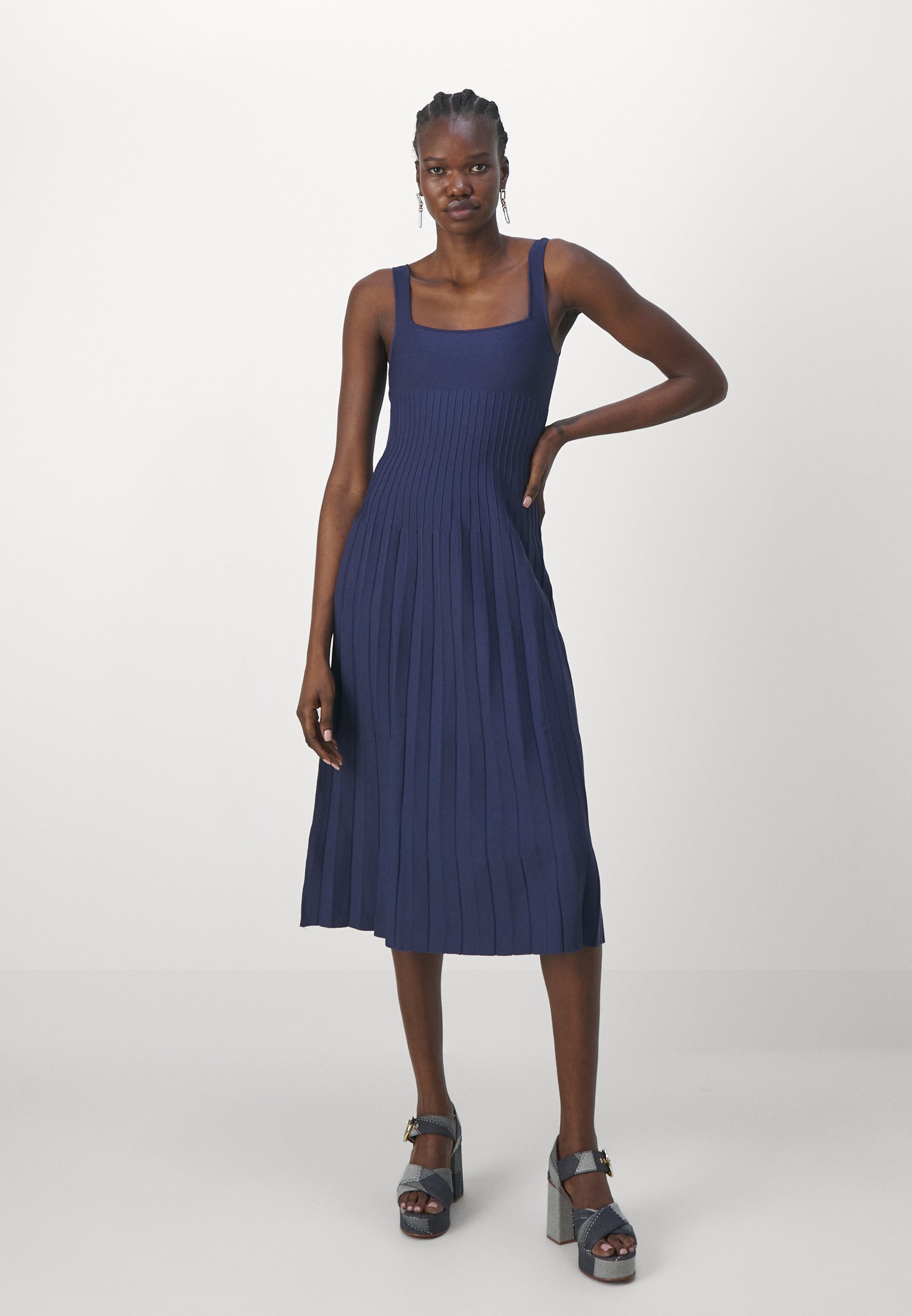 STAUD ELLISON JURK - Truijurk - marineblauw