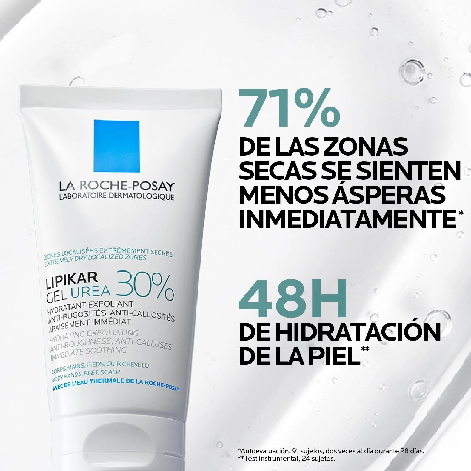 Lipikar gelis su karbamidu 30 % Kūno dermokosmetika