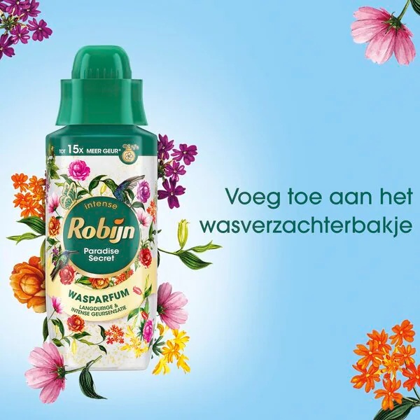 Robijn Intense Paradise Secret skalbinių kvepalai<br>342 ml, 17 plovimų