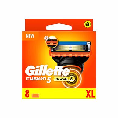 Gillette Fusion 5 Power -partahöylän vaihtoterät, 8 kpl