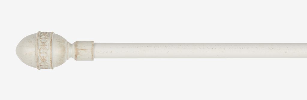 MELLOW karniša za zavjese 19 mm 90-160 cm bijela/zlatna