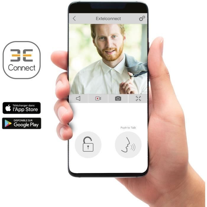 Extel - Visiophone filaire 7 connecté - Connect 2 Avidsen