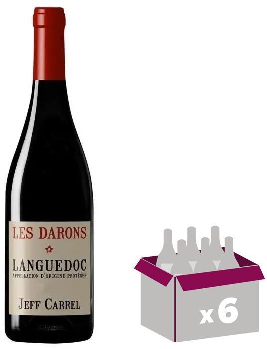Les darons 2023 Languedoc - Vin rouge du Languedoc x6