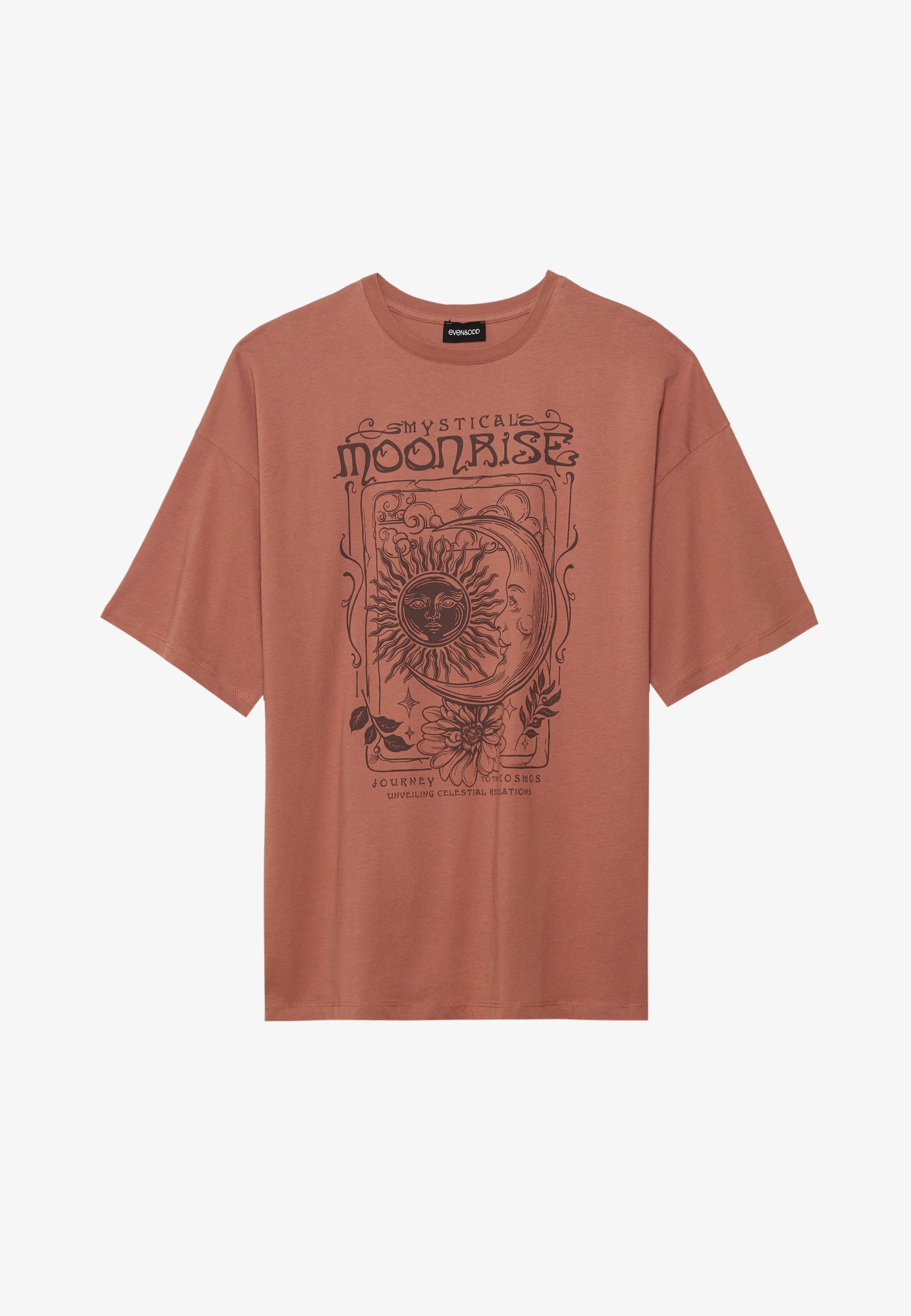 T-shirt imprimé Even&Odd - marron