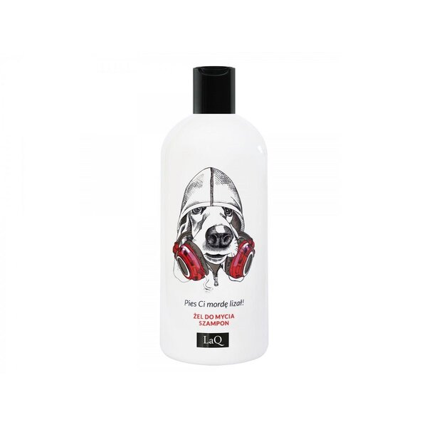 LaQ Gel detergente e shampoo 2 in 1 DOG - profumo da uomo 300 ml