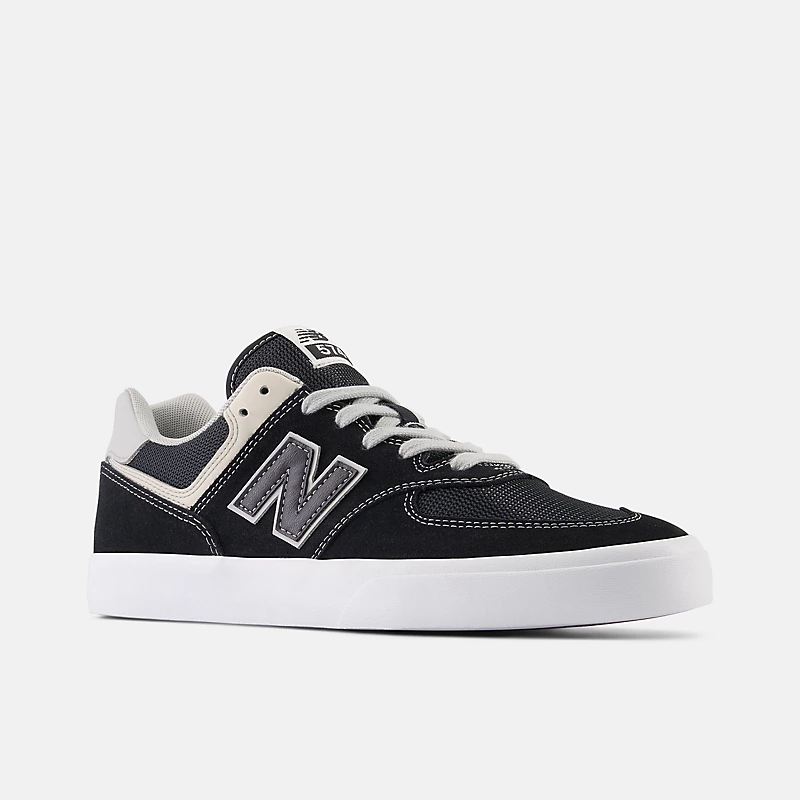 Tênis masculino NB Numeric 574 Vulc – Preto com cinza