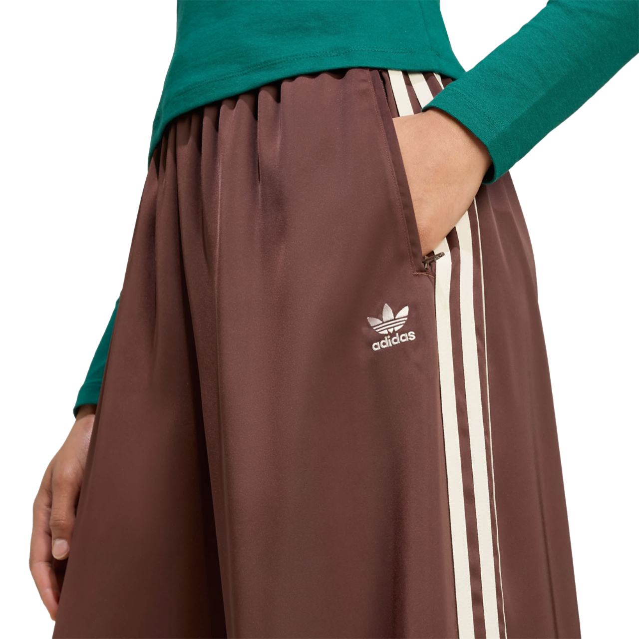 Adidaksen Adicolor Satin Wide Leg Track -lenkkarit