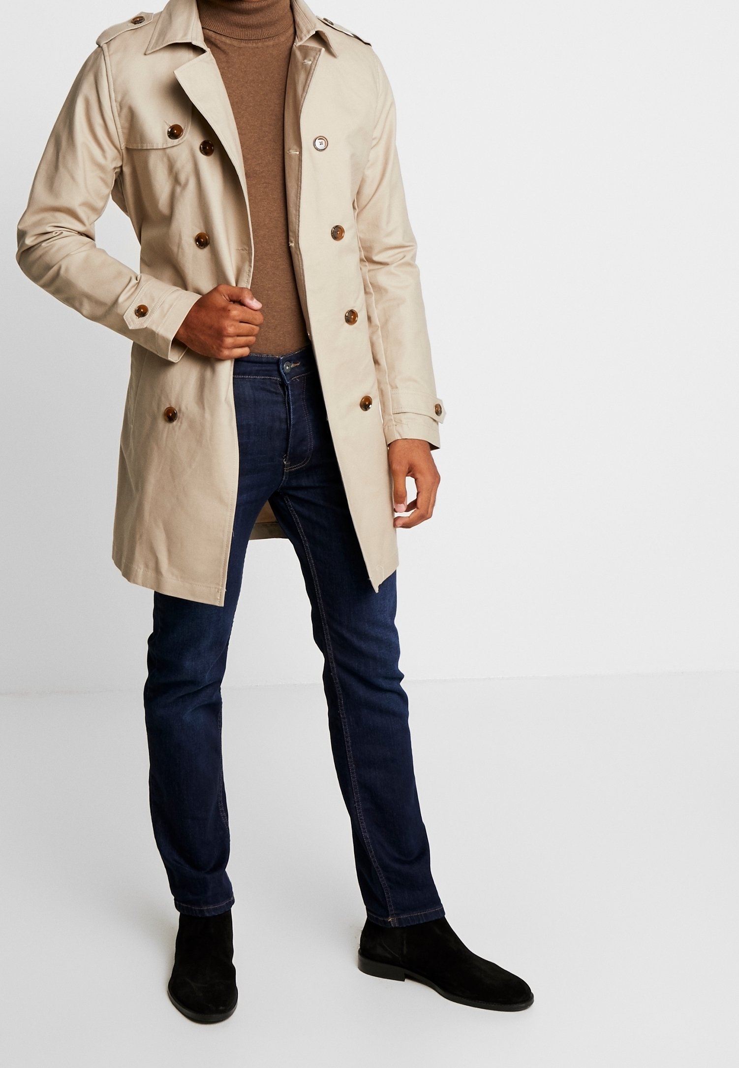 Pull Pier One - marron chiné