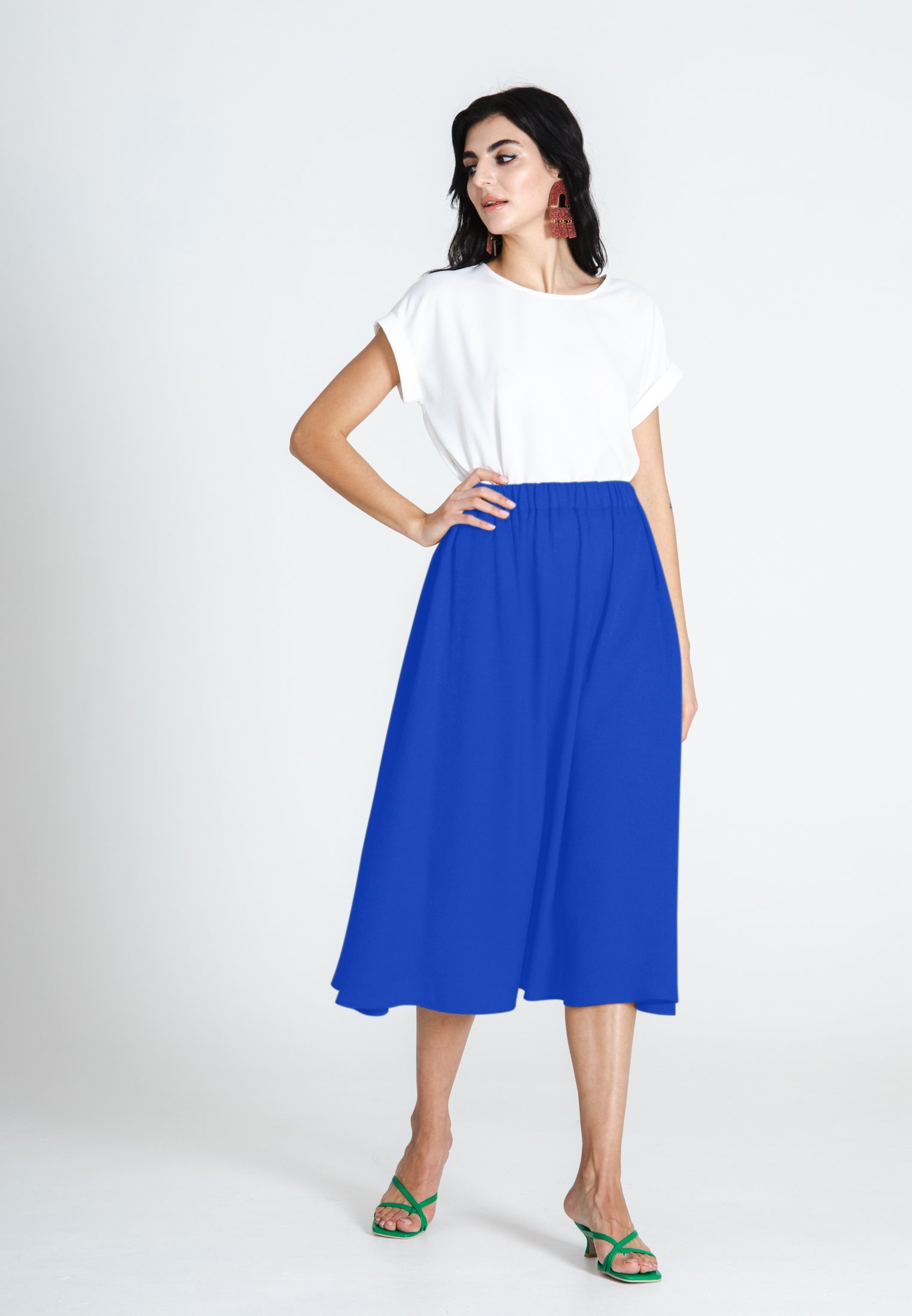 Jupe trapèze Jascha Stockholm - cobalt