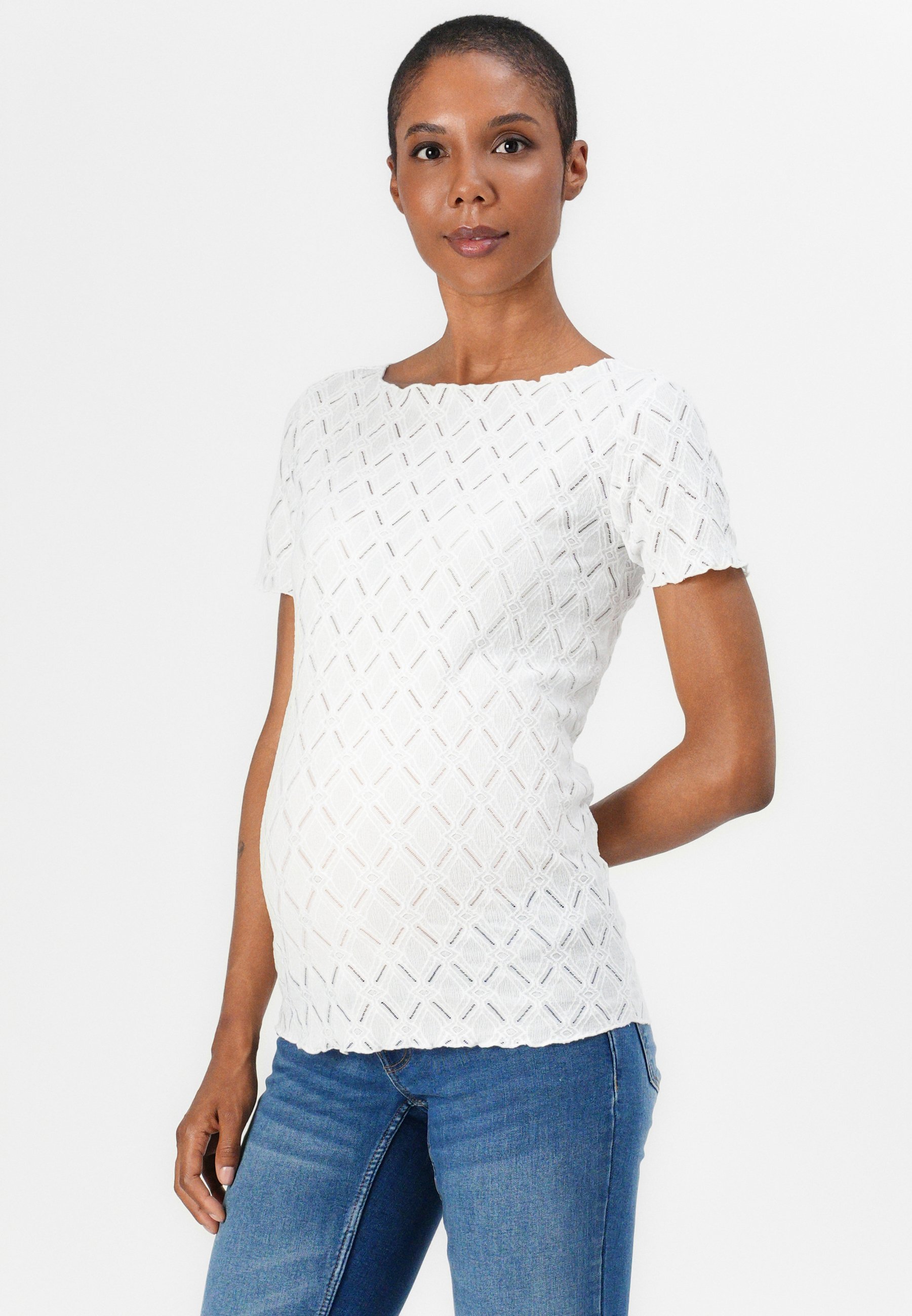 Vero Moda Maternity VMMSIGI FLARED - Uitlopende jeans - middenblauwe denim