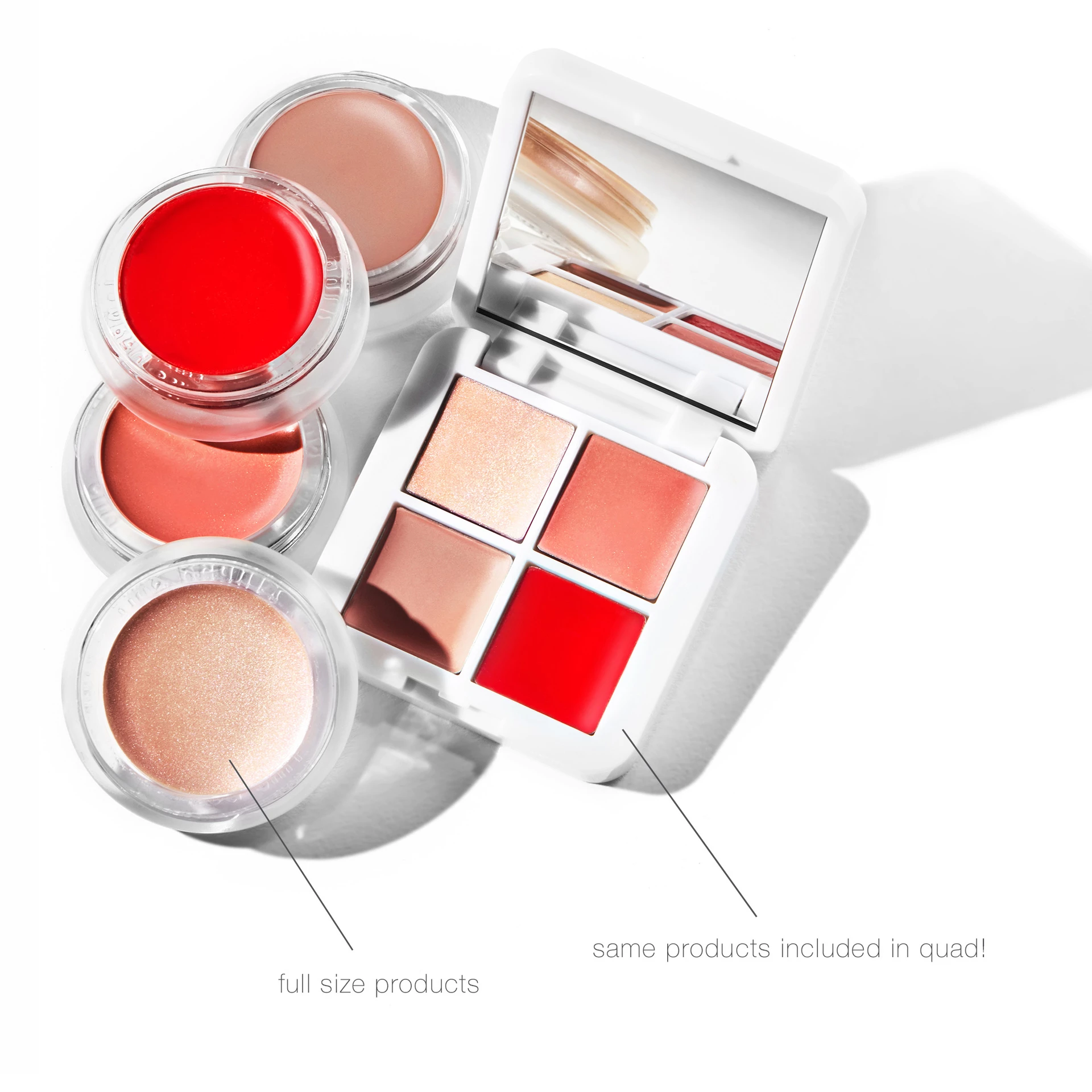 Lip2Cheek Glow Quad Mini - rms beauty