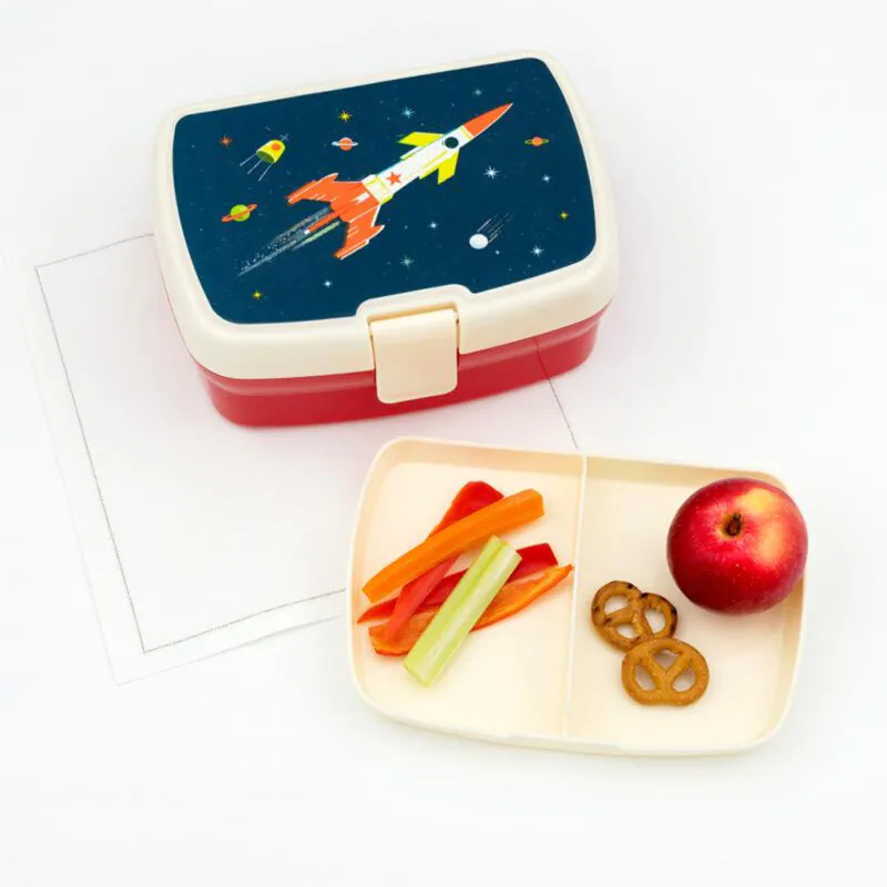 Rex London Zestaw: bidon + lunchbox, Kosmos