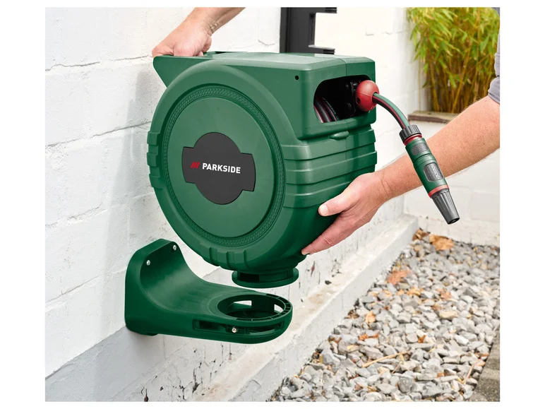 Carretel de mangueira de parede PARKSIDE®, 25 m