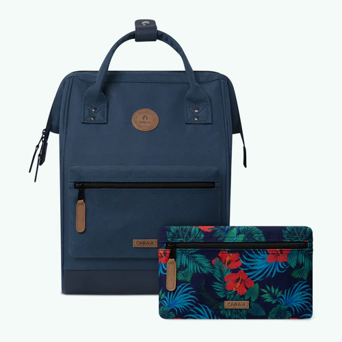Cabaia Adventurer Medium Reykjavik Backpack, Navy Blue