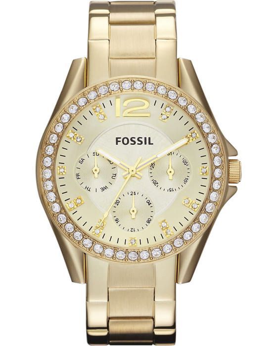 Montre Femme - Fossil - Riley ES3203 - Acier poli - Quartz - Analogique