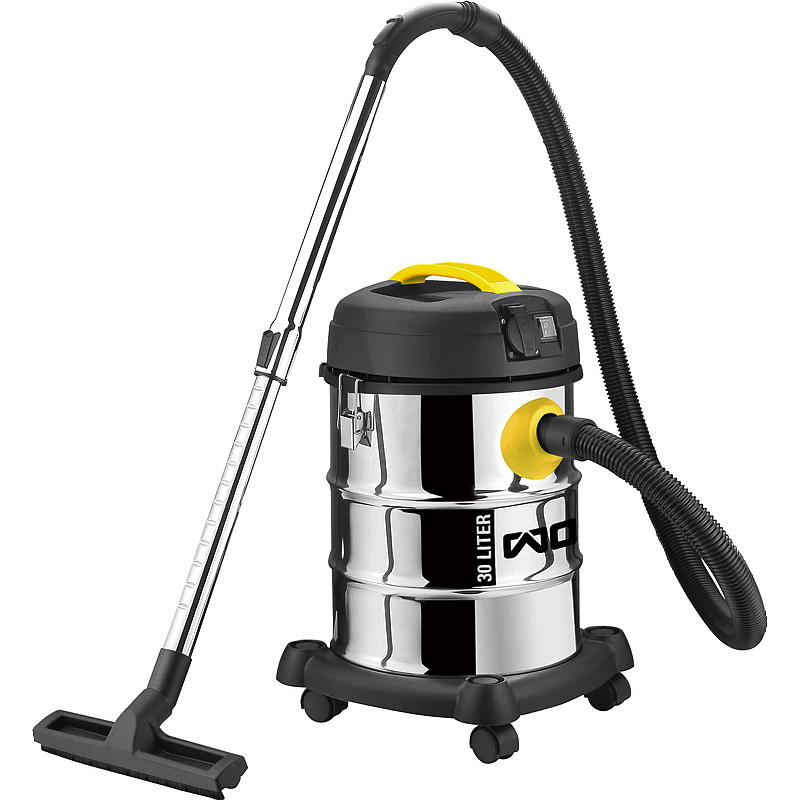 Aspiradora de trabajo para aspiradora de líquidos y sólidos de 1200 W, 30 l