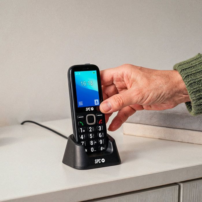 Mobile phone for seniors - SPC - FORTUNE 2 MAX - Large buttons - 104 dB sound - Charging base