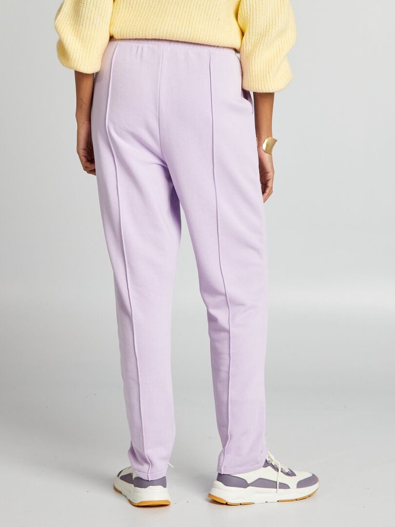Fleece joggingbroek - PAARS
