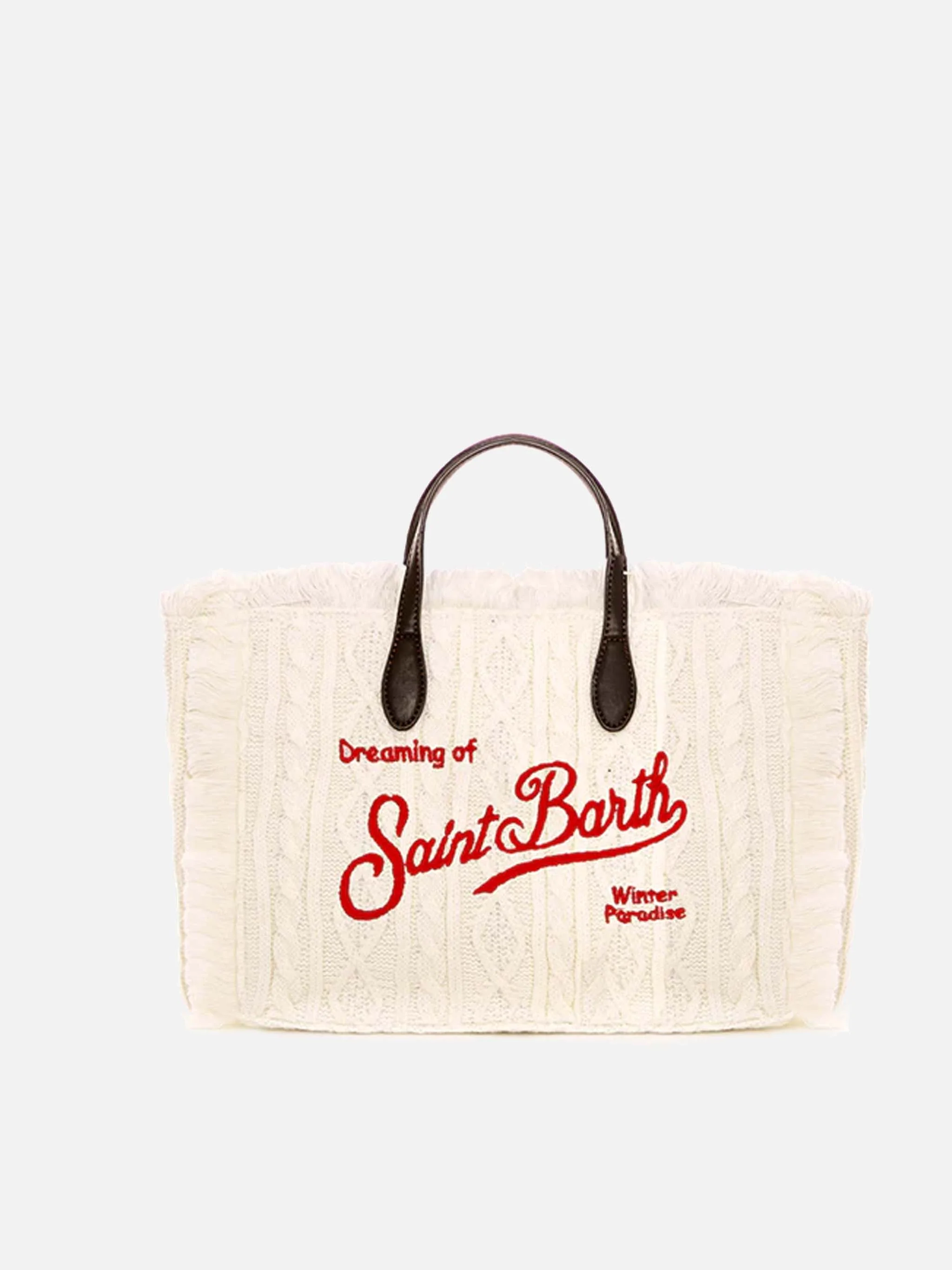 Colette witte tricot tas