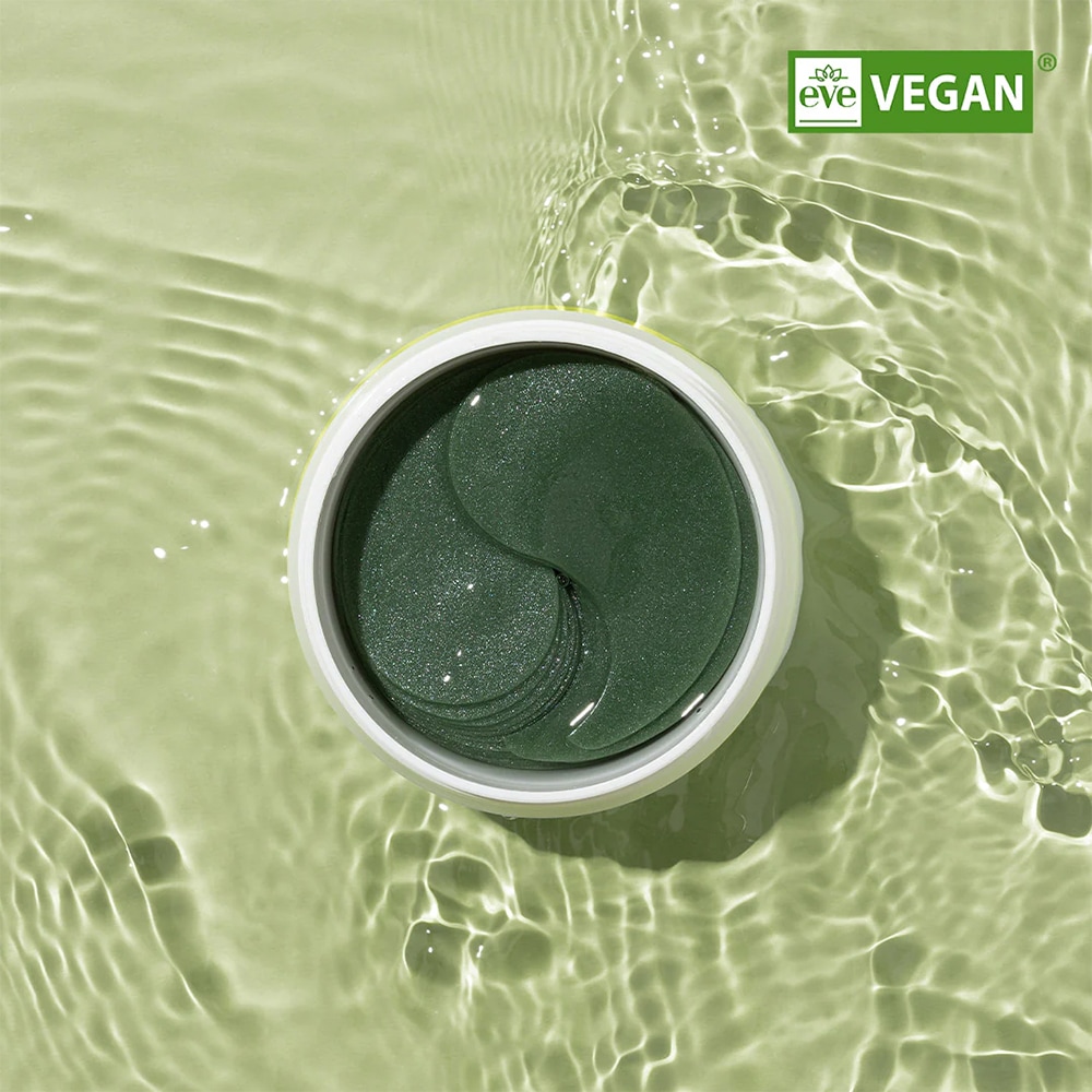 Heimish Gesichtsreinigungsschaum Matcha Biome Hydrogel Augenpads - 60 Stück