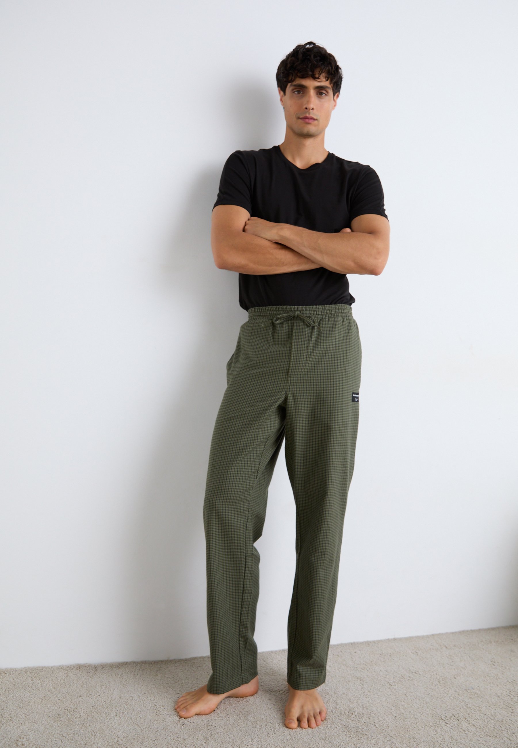 Björn Borg CORE PYJAMABROEK - Pyjamabroek - olijfgroen