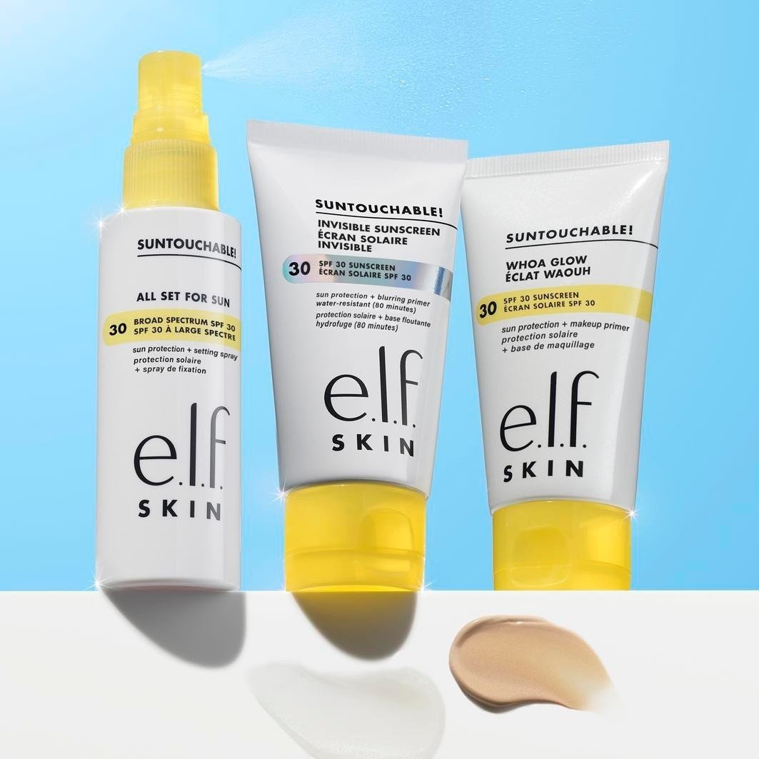 Elf Cosmetics Suntouchable Neviditeľný opaľovací krém SPF 30 - 50 ml