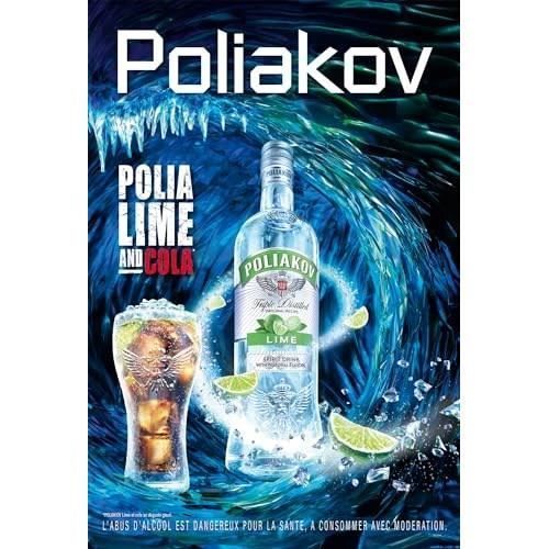 Poliakov - Lime - Vodka - 32,0 % Vol. - 70cl