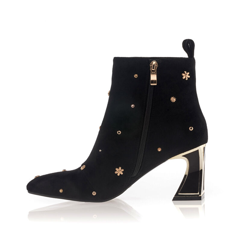  Botas pretas femininas / Botas de cano curto