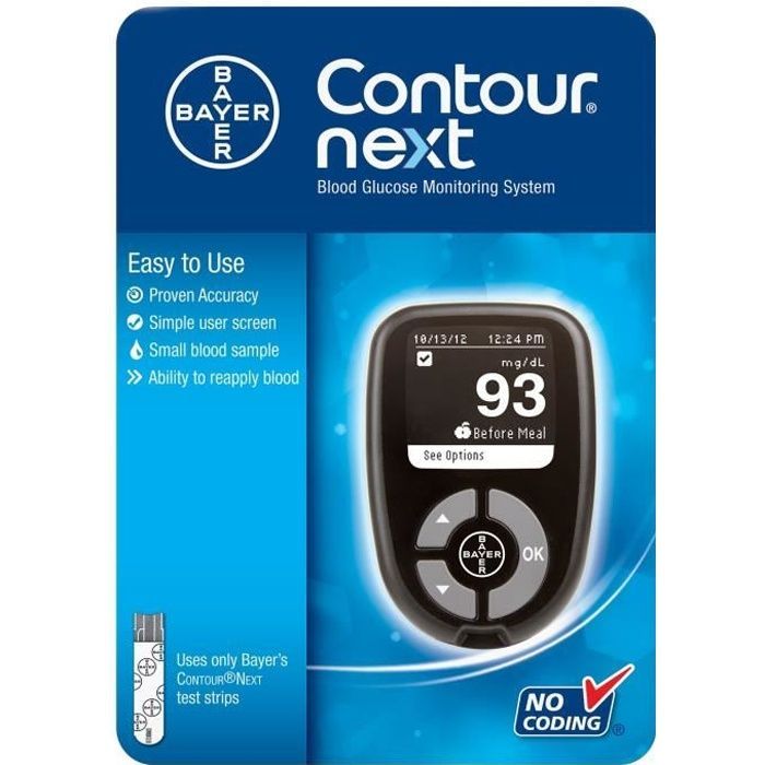 BAYER CONTOUR NEXT LECTEUR DE GLYCEMIE