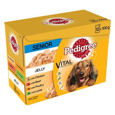 Pedigree Senior Saszetka w galaretce Wielopak