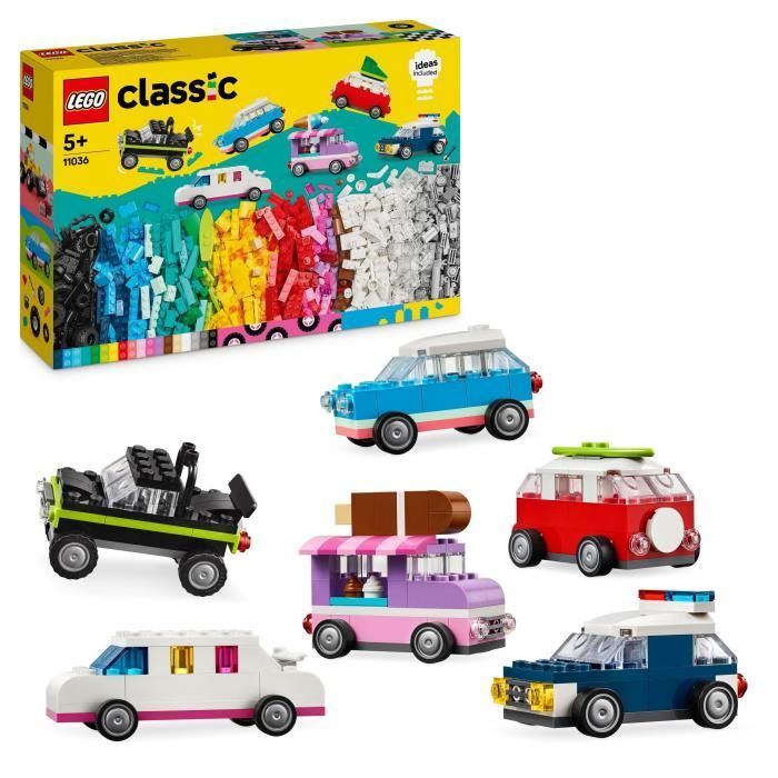 LEGO® 11036 Classic Creative Vehicles, Model Car, Police Vehicle, Truck and More