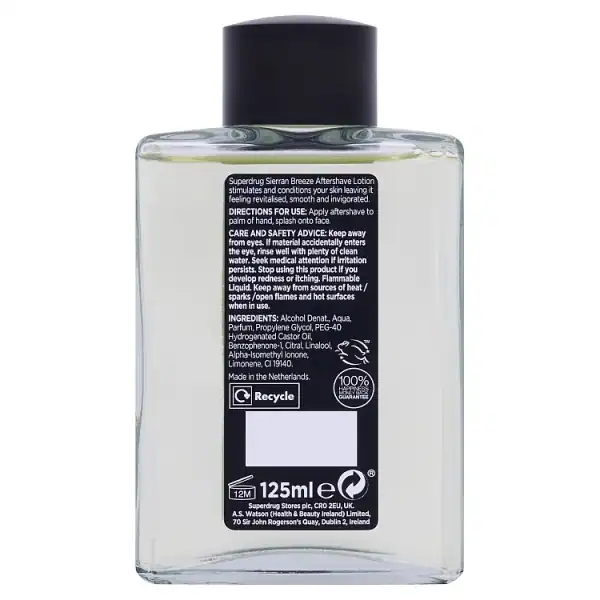Superdrug After Shave Sierran Breeze 125ml