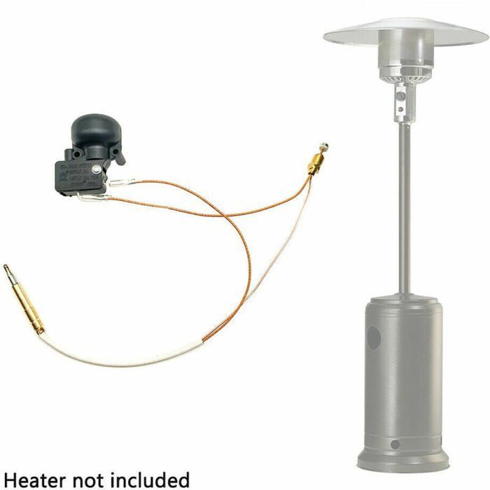 Termopar e interruptor de inclinação para aquecedor de pátio, kit de reparo para aquecedor a gás externo ODIPIE