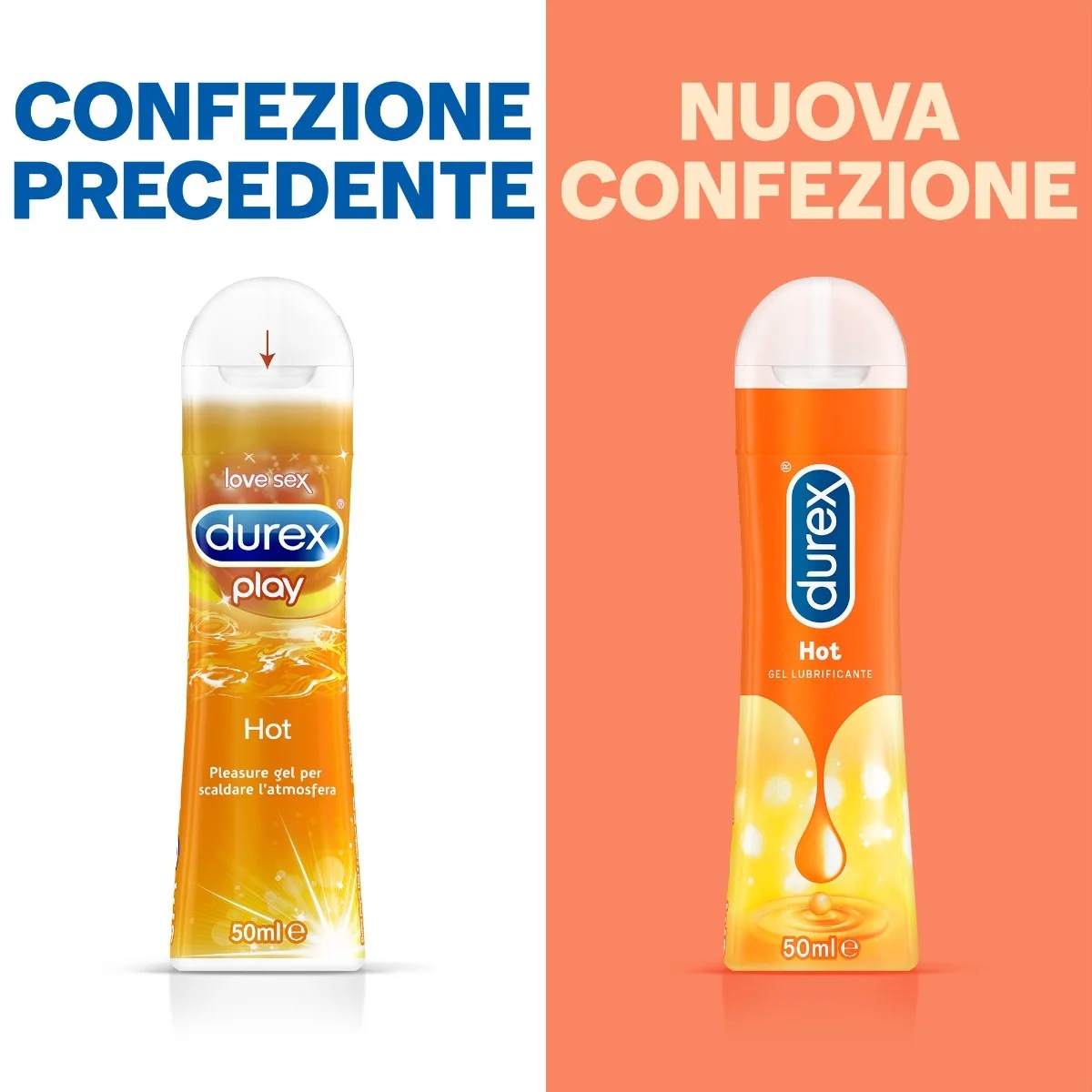 DUREX Gleitgel Durex Hot Gel 50 ml mit Wärmeeffekt