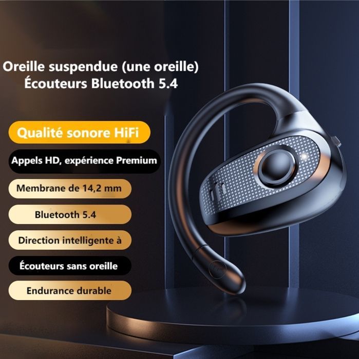 Ecouteurs Bluetooth-Casques & Ecouteurs Sport-Casque réducteur de Bruit-Bluetooth 5.4