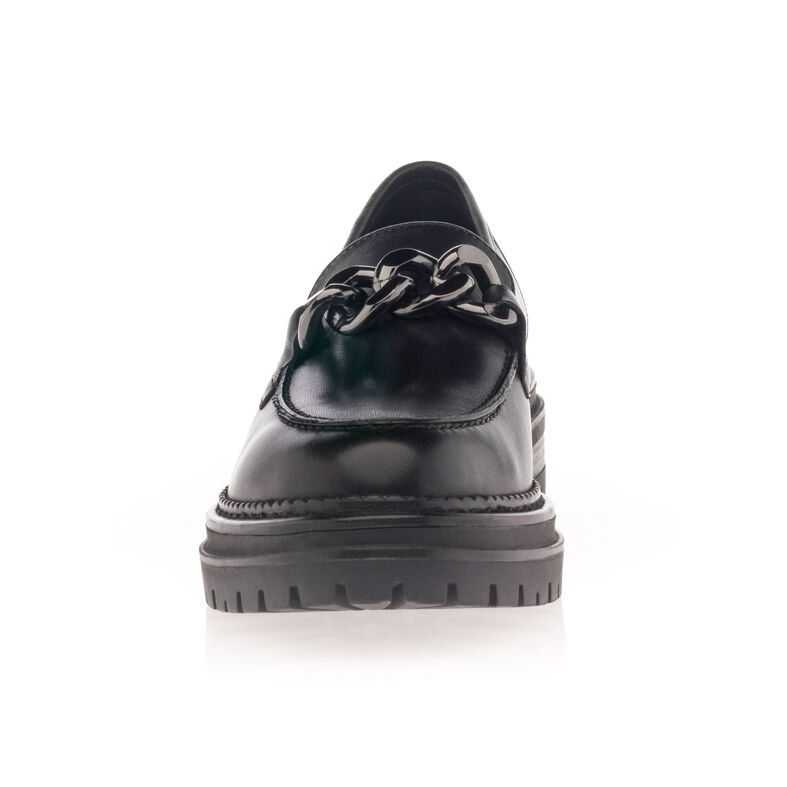 Zapatos de mujer negros con cordones / Zapatos Derby
