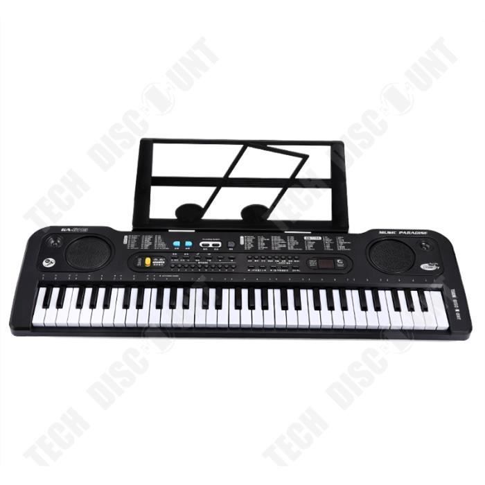 Teclado de piano - TD® - 61 teclas - Recargable - Portátil - Educativo para niños