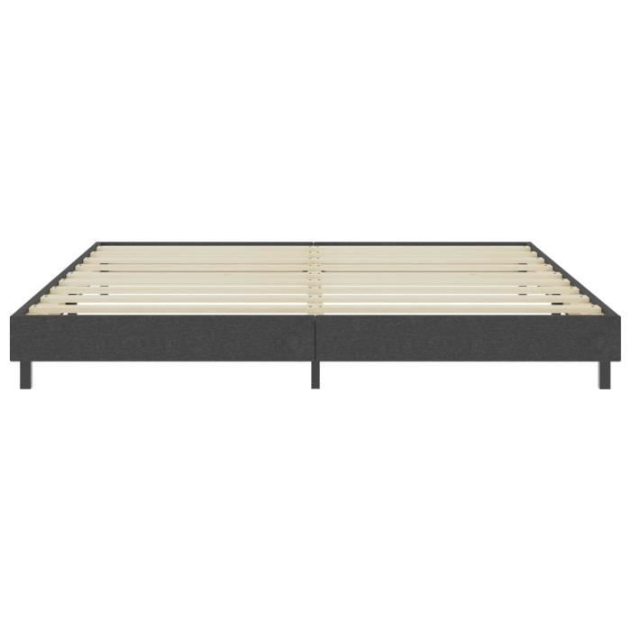 MEJOR - Cama King Size para adultos - Estructura de cama - Tela gris