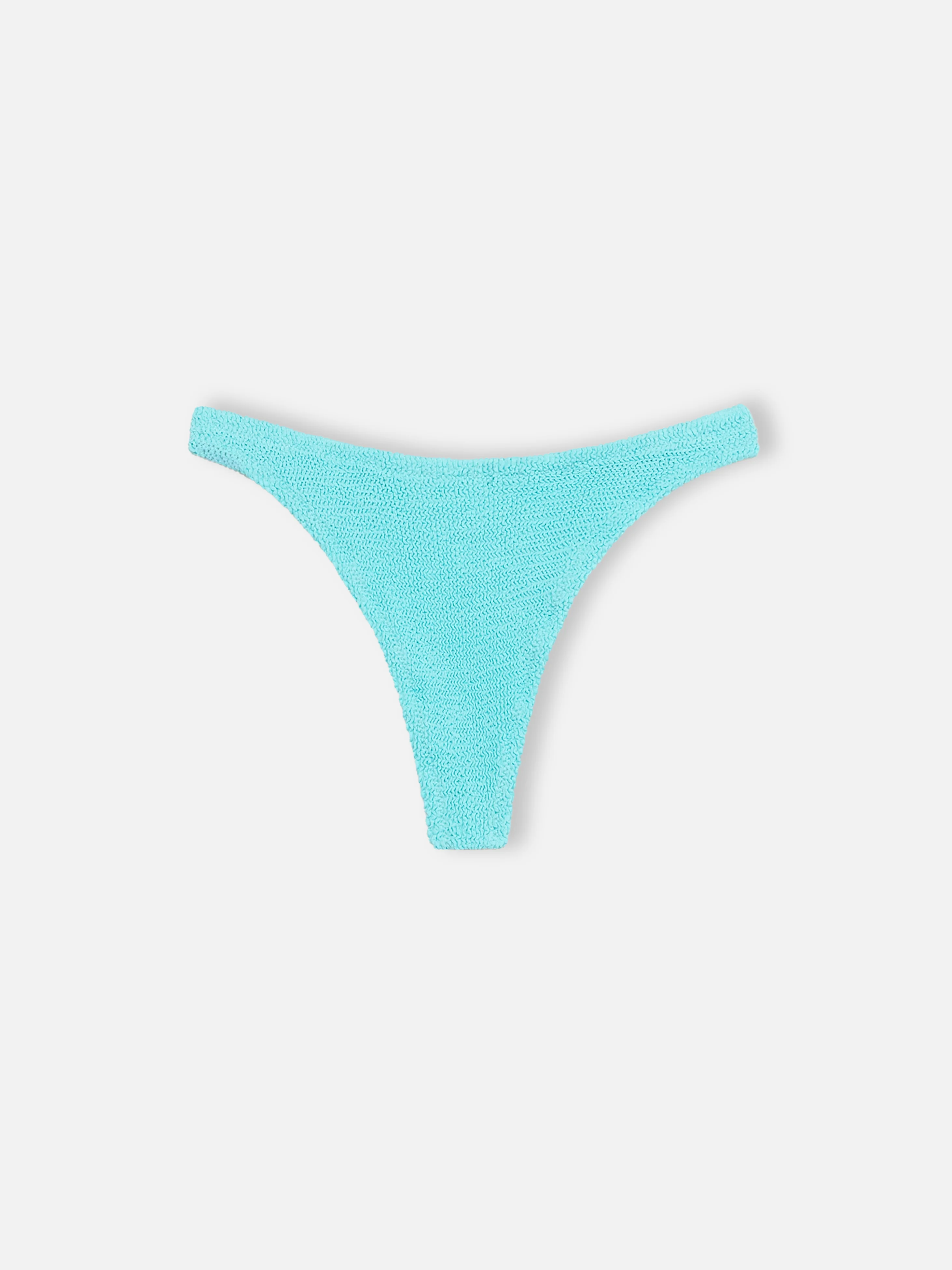 Culotte de bain taille haute vert aqua Naomi pour femme