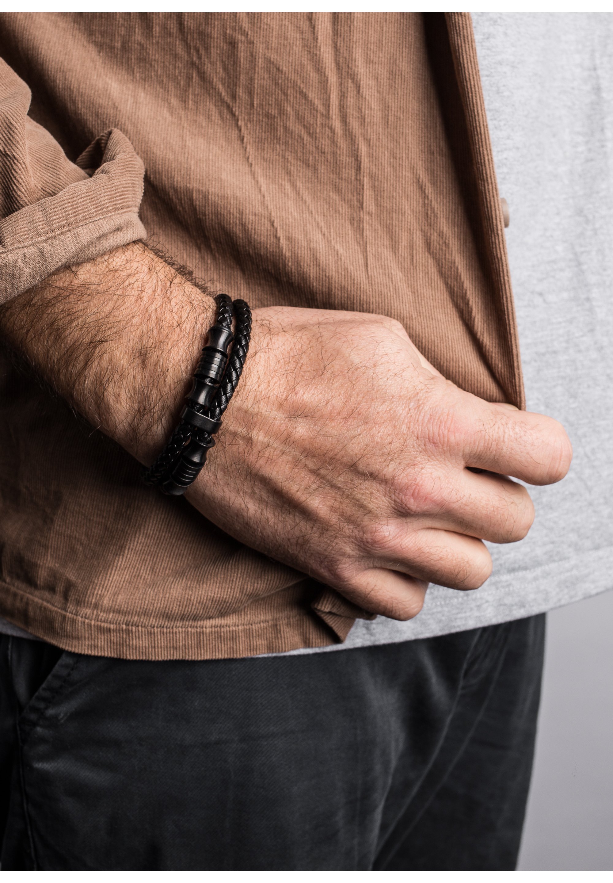 Akitsune GRACILITAS - Bransoletka - czarna czarna