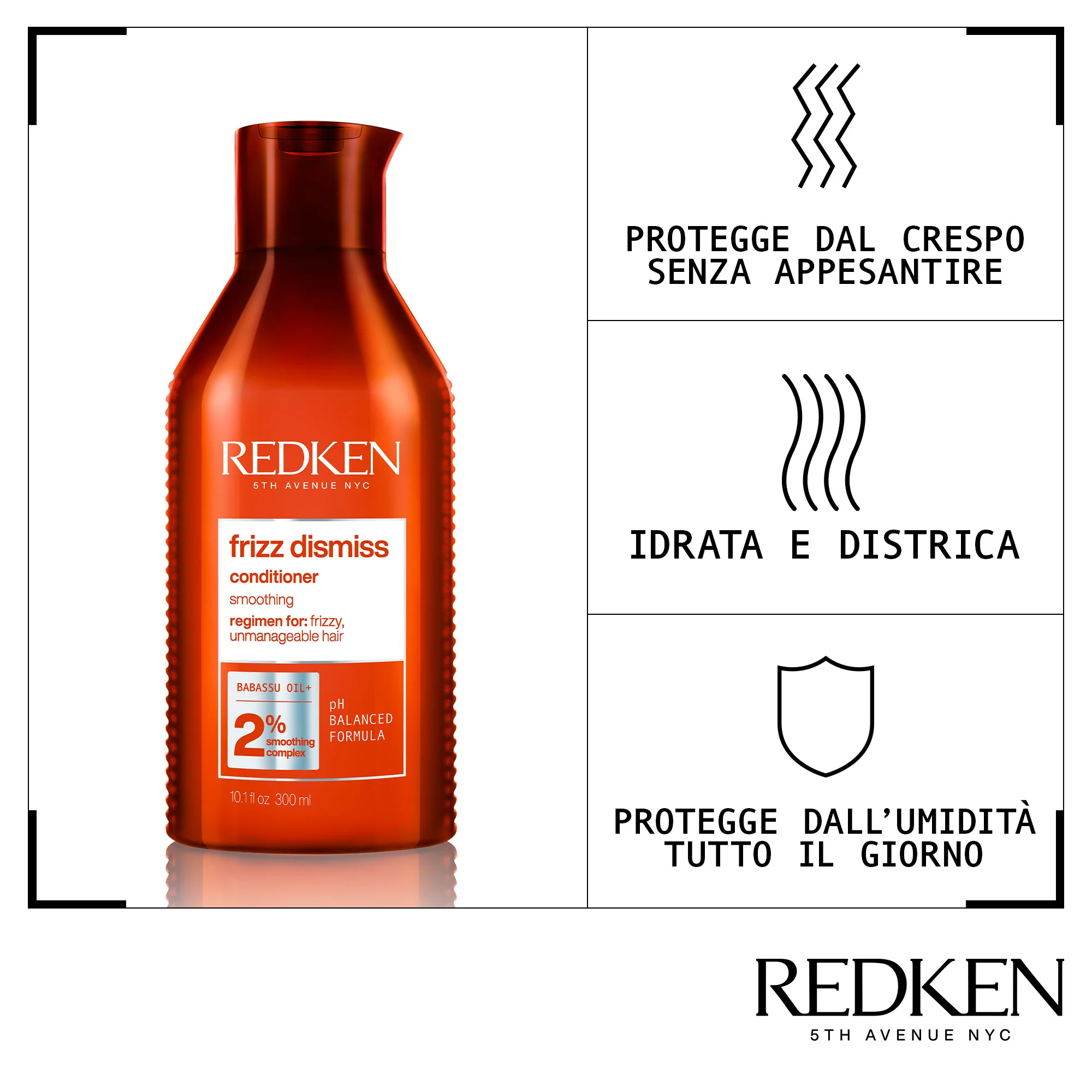 Frizz Dismiss Conditioner - Balsamo Disciplinante/Anticrespo Capelli
