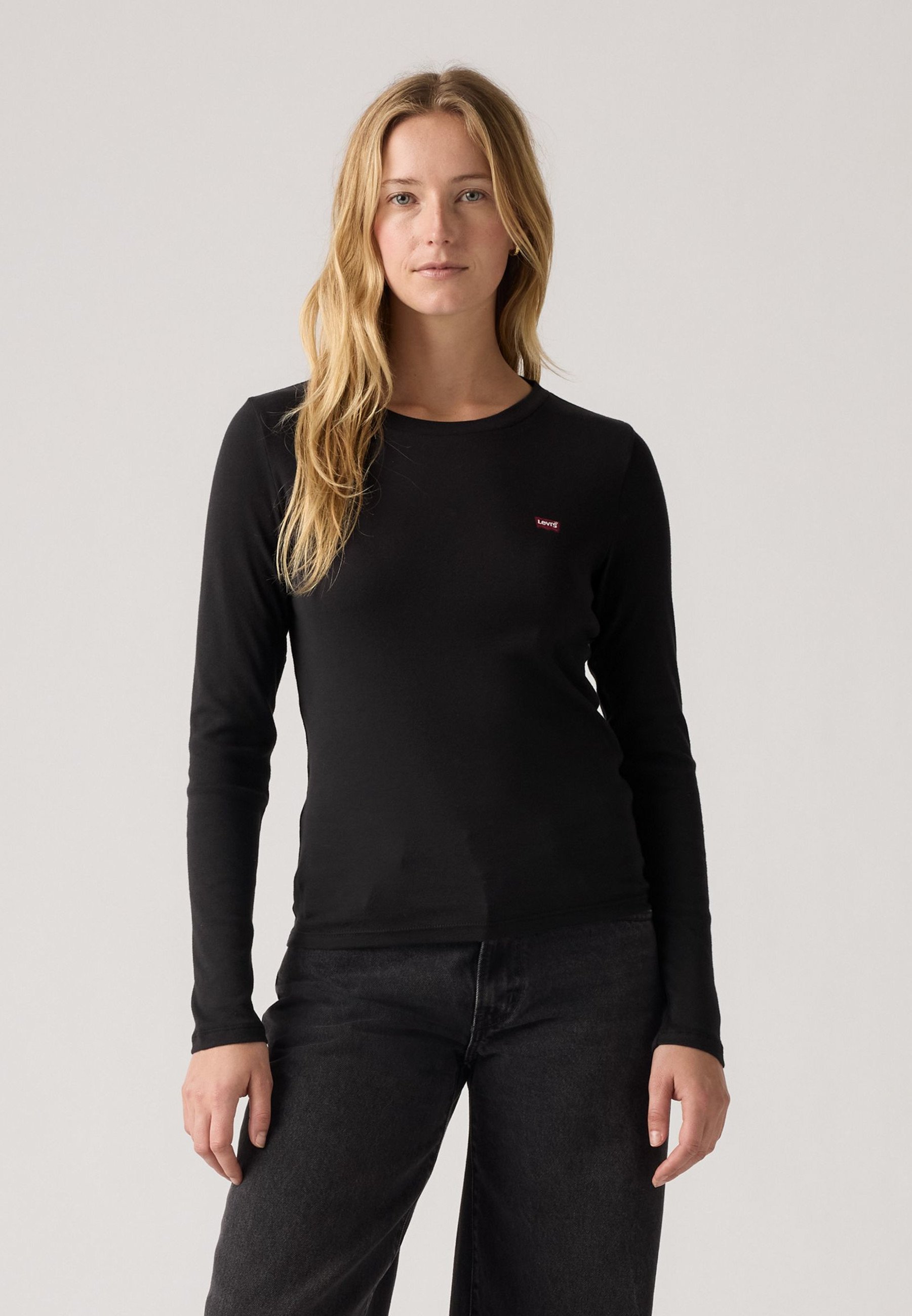 Confezione da 2 T-shirt Levi's® ESSENTIAL TEE - Maglia a maniche lunghe - bianco/antracite night