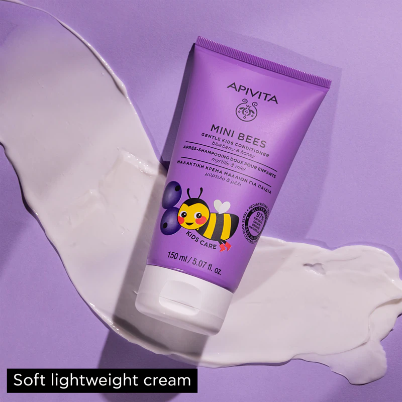 Apivita Mini Bees Sanfte Kinderspülung Blaubeere & Honig