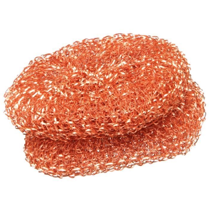 Conjunto de duas esponjas de cobre para limpeza - LA DROGUERIE