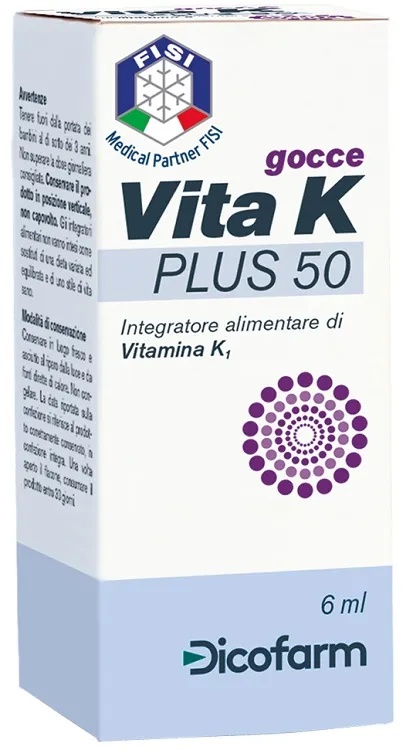 DICOFARM Vita K Plus 50 σταγόνες με βιταμίνη Κ 6 ml