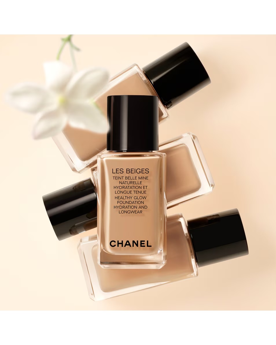 CHANEL LES BEIGES FOND DE TEINT TEINT TEINT BELLE MINE NATURELLE HIDRATAVIMAS IR LONGUE TENUE