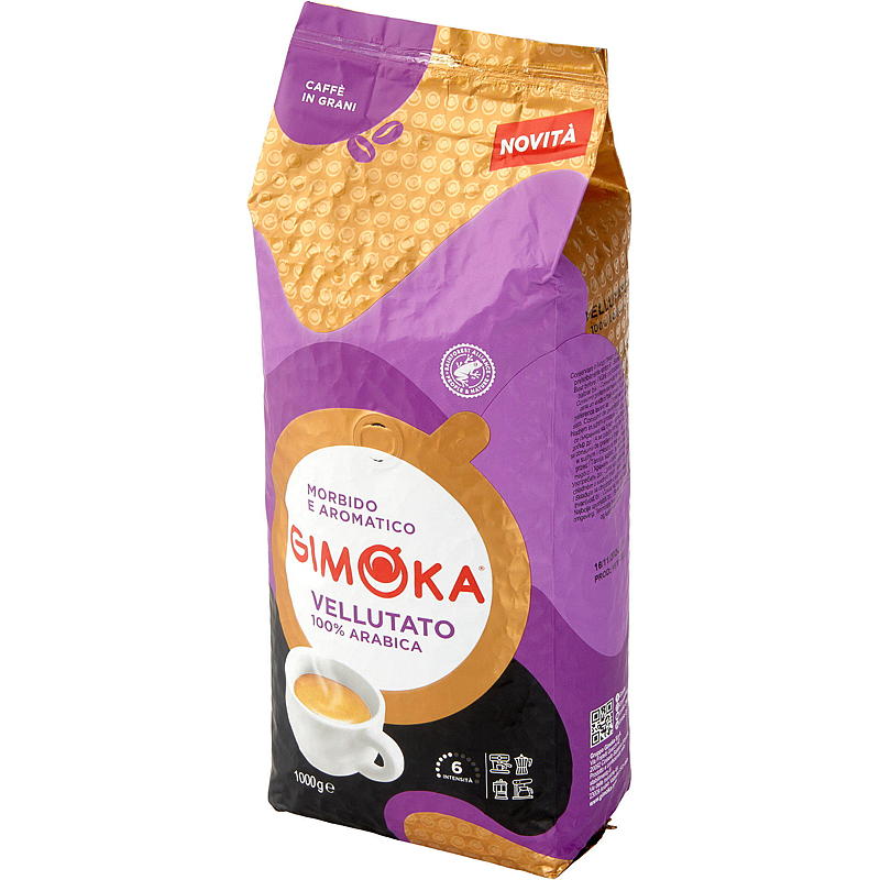 Gimoka kaffebønner 1 kg Gimoka Vellutatato