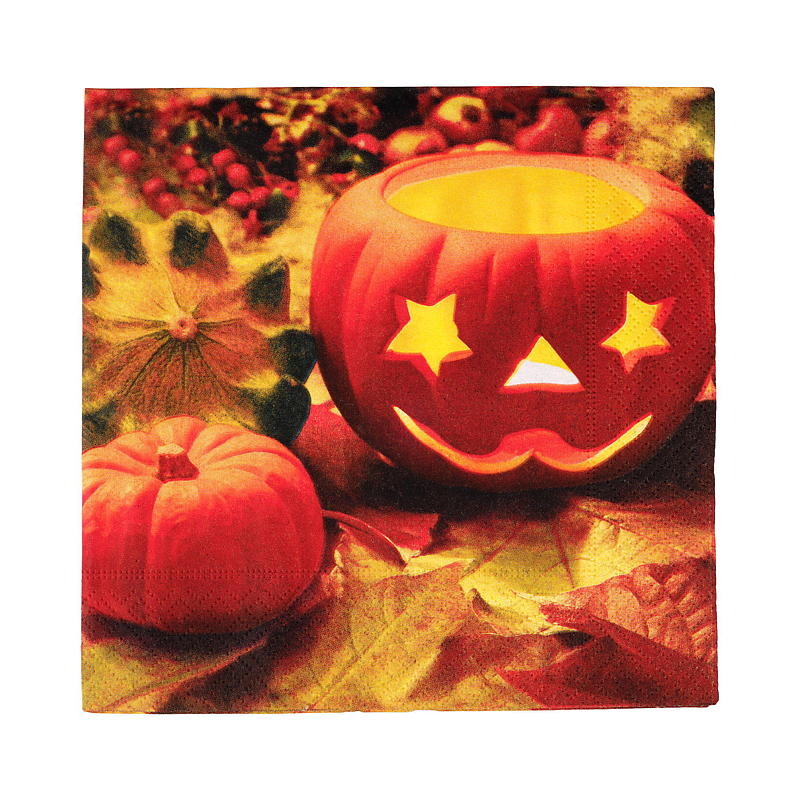 Serviettes Vie Eco, paquet de 20, 33 x 33 cm, Halloween